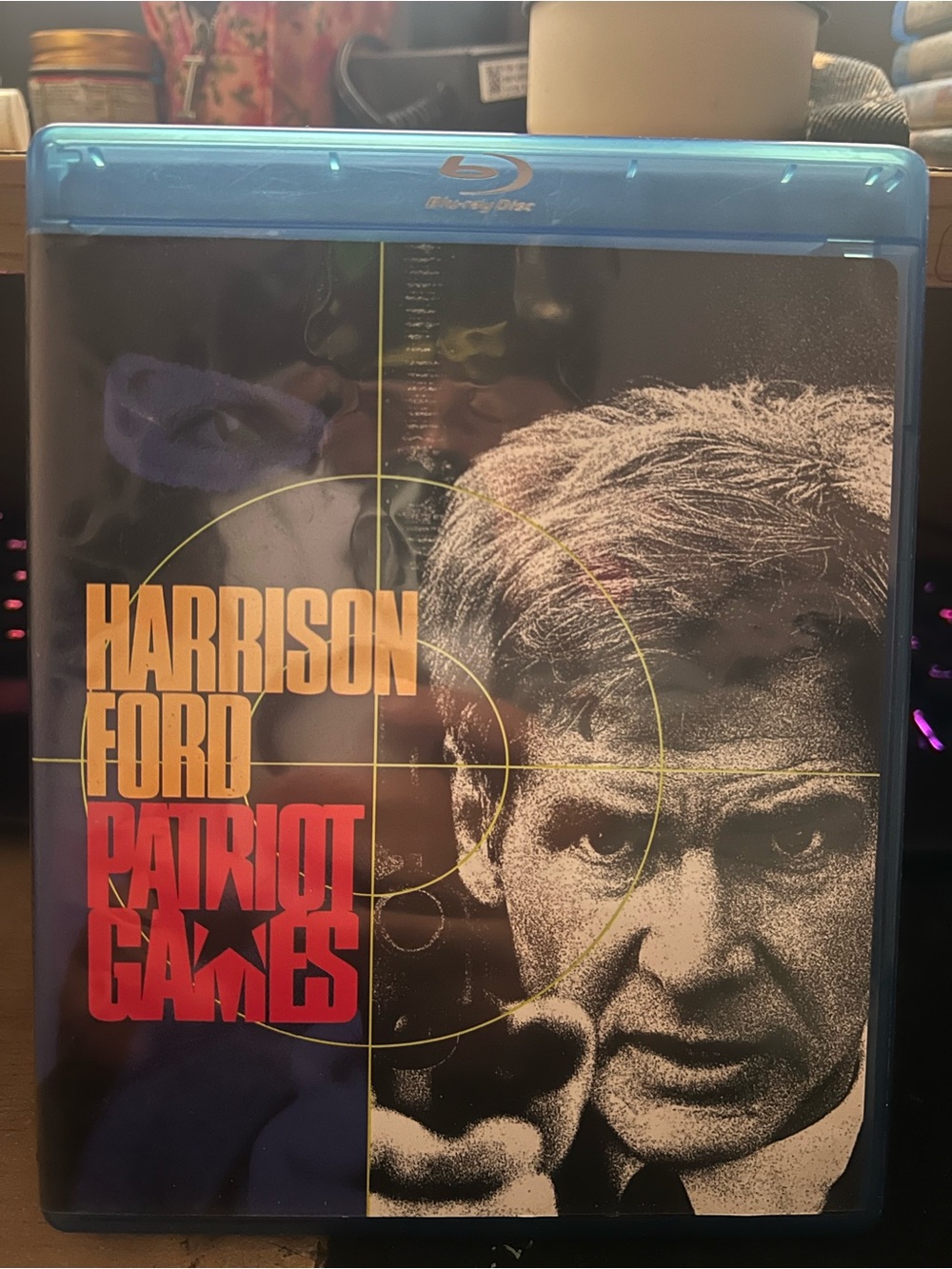 Patriot Games (Blu-ray) - Harrison Ford - Black & Gray Cover